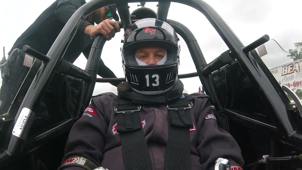 Brent at Frank Hawley's Drag Racing School - Super Comp Dragster