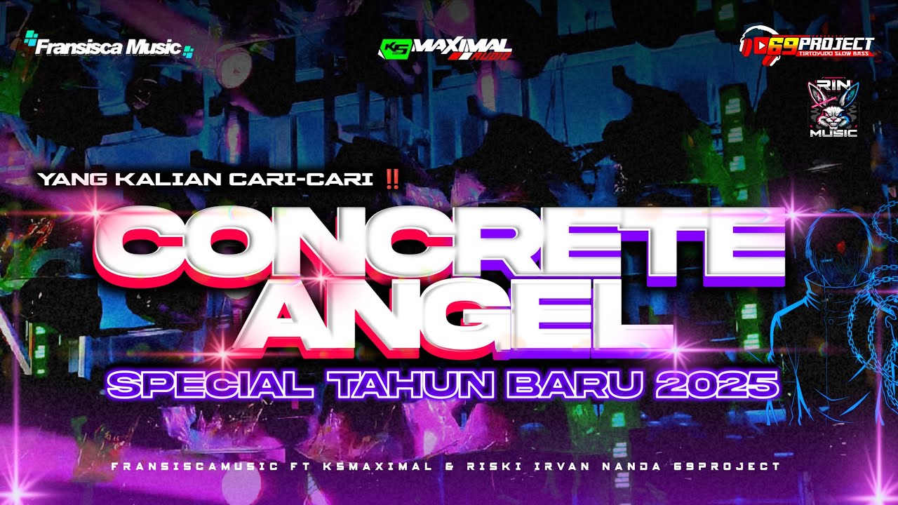 DJ ANDALAN K5MAXIMAL CONCRETE ANGEL SPECIAL TAHUN BARU 2025 FT DJ RISKI IRVAN NANDA 69PROJECT ‼️
