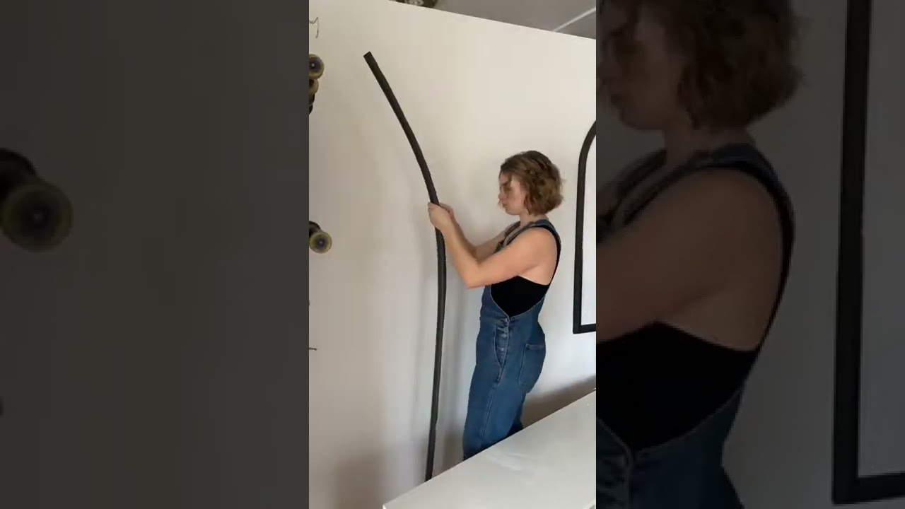 Moldura de pared con arco &iexcl;hazlo t&uacute; mismo! #bricolaje #decoraci&oacute;n #transformaci&oacute;n #dise&ntilde;odeinteri...