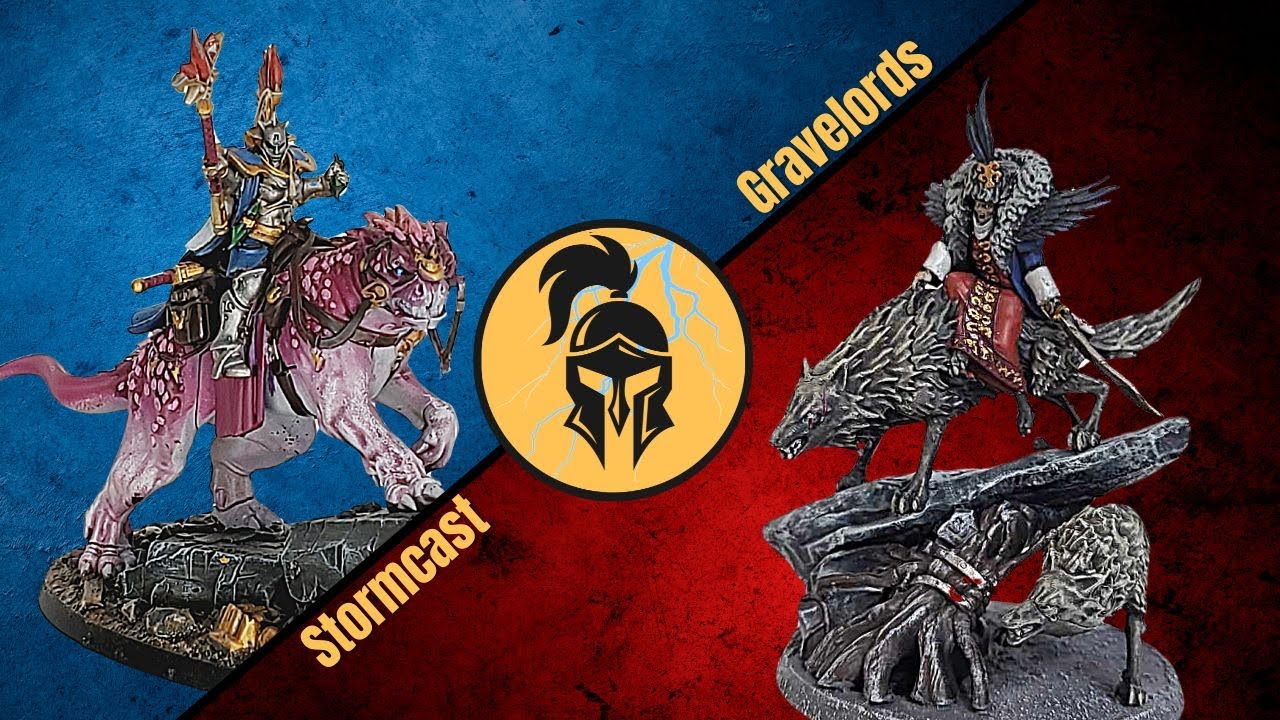 Отчет о битве Age of Sigmar: Stormcast Eternals против Soulblight Gravelords!! НОВАЯ реконструиро...