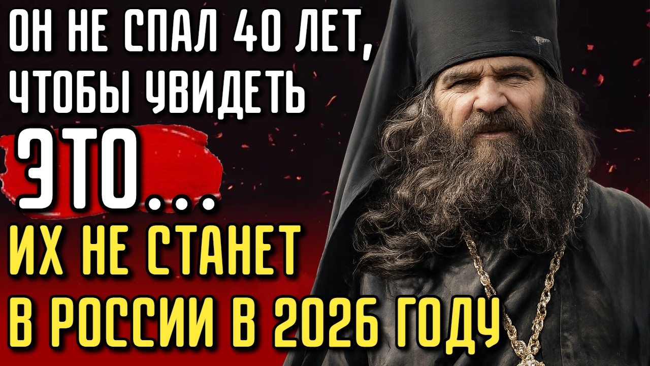 ИМ ОСТАЛСЯ МЕСЯЦ: Предсказание Иоанна Шанхайского — Кого не станет в России в 2026 году?