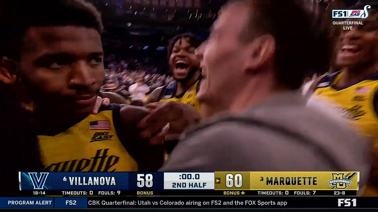 WILD OT ENDING Villanova vs Marquette - Big East Tournament Quarterfinal | March 15, 2024