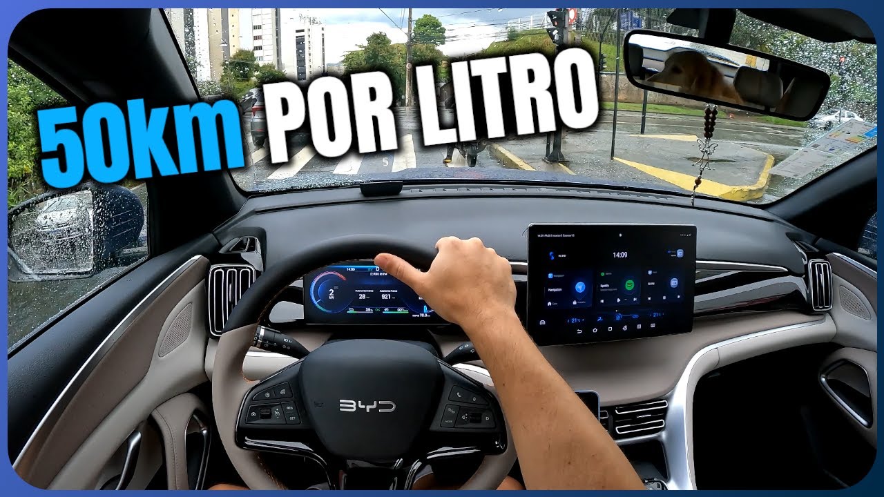 CONSUMO do SONG PRO GS 2025 em HEV Na Cidade e Rodovia!
