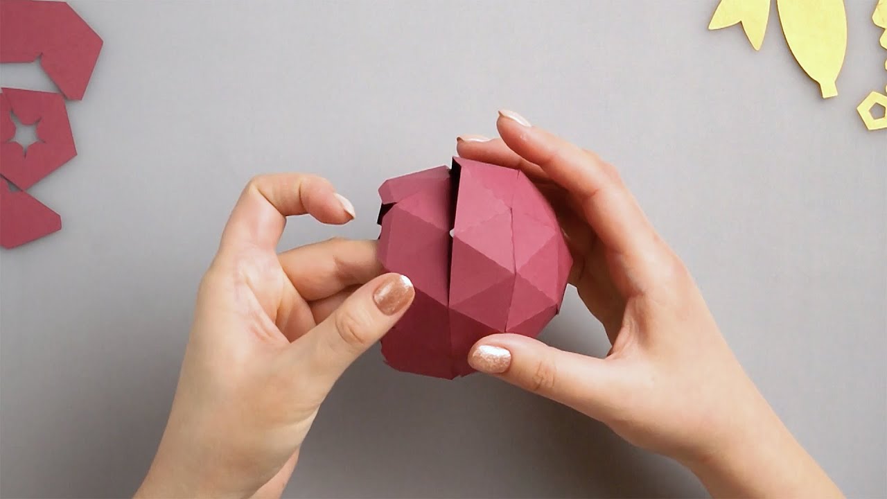 DIY Paper Christmas Ornament Tutorial + SVG, DXF, PDF Templates