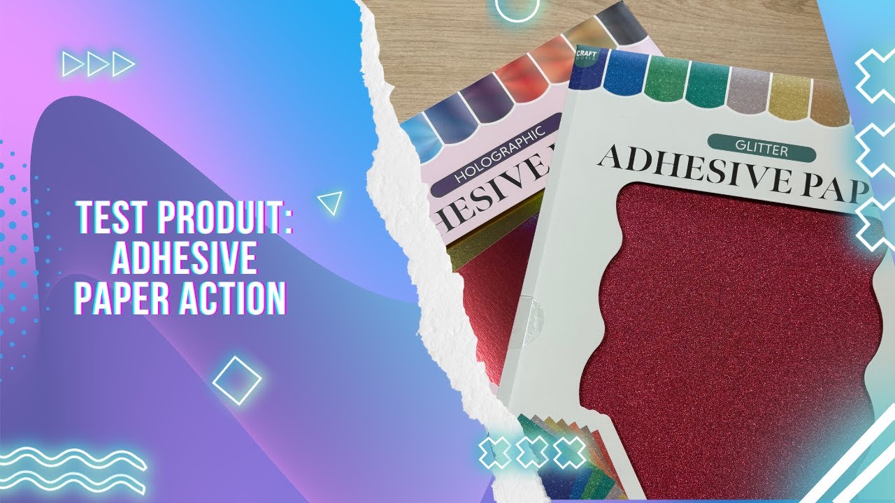 Test Produit: Nouveau Papier Adhésif Glitter et Holographic De Chez ACTION, Alors Top ou Flop ???
