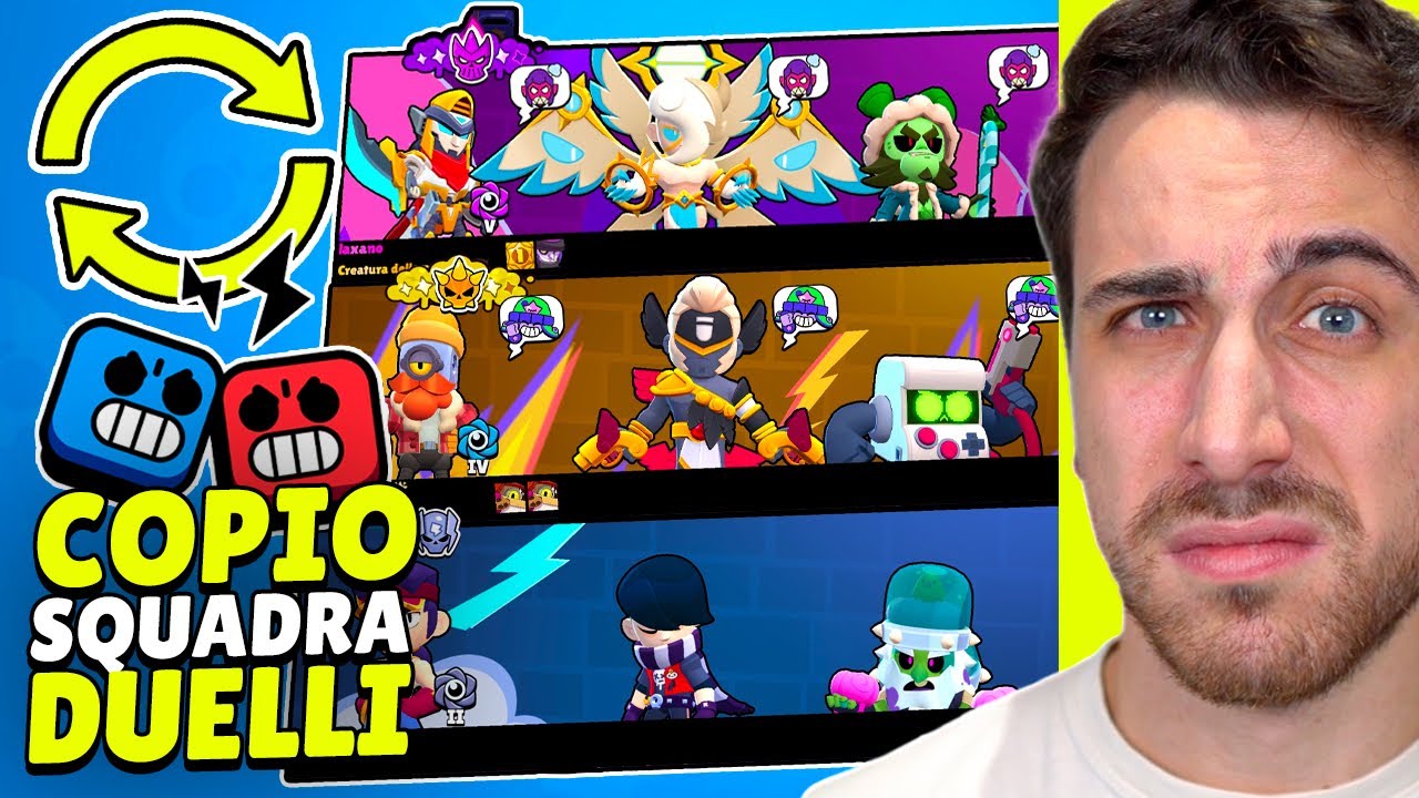COPIO il Team di chi Batto a DUELLI! *Sconfiggo un +100k COPPE* Brawl Stars ITA!