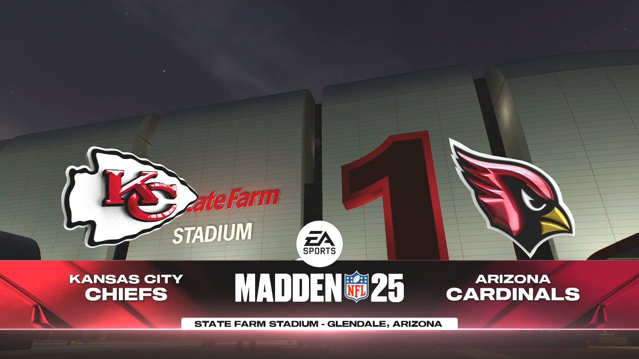 Madden NFL 25 - Kansas City Chiefs Vs Arizona Cardinals PS5 Preseason Week 1 (Madden 26 Rosters)