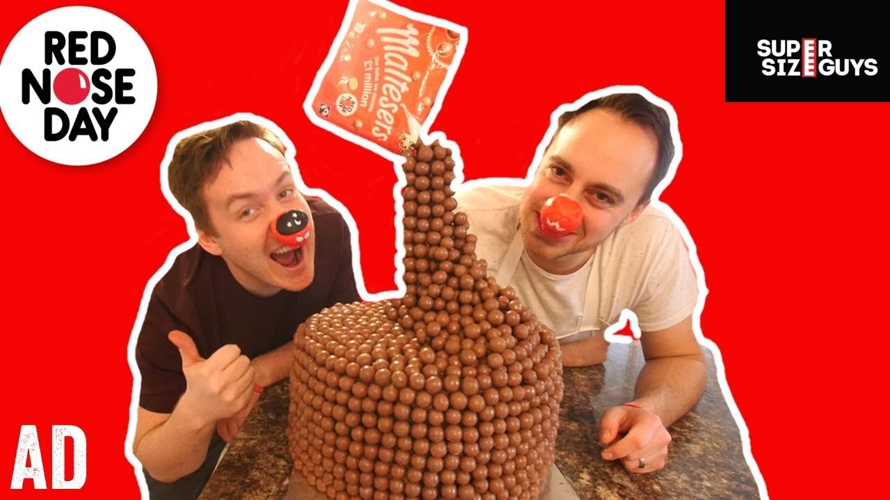 We made a magic GIANT Maltesers Cake | Super Size Guys #ad