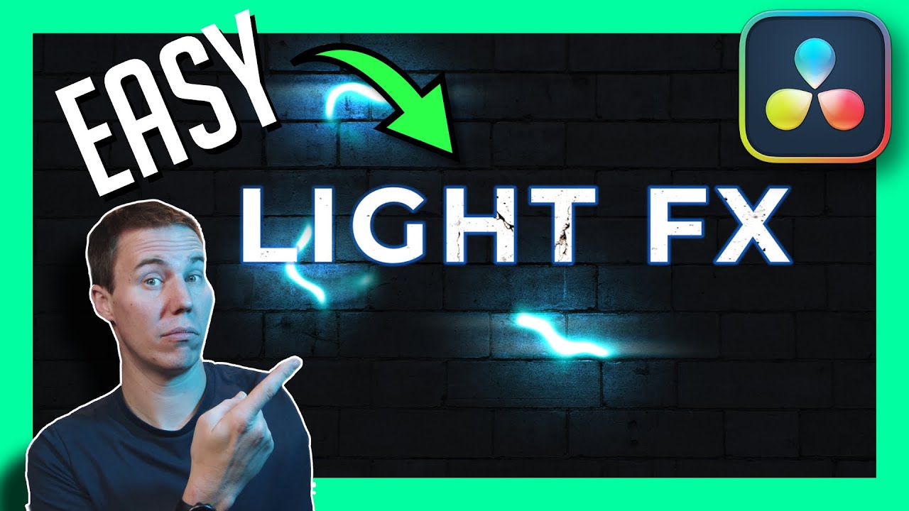 Stylized Light Streaks Motion GFX in DaVinci Resolve! - Fusion Tutorial