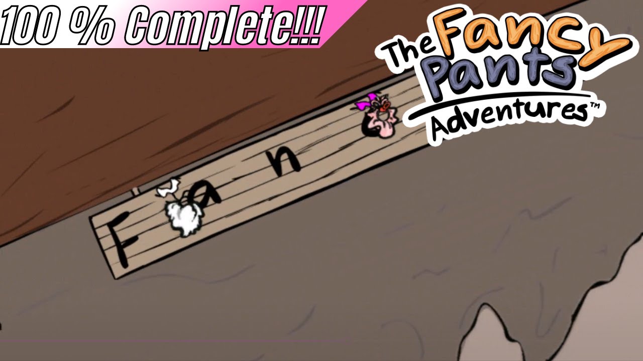 The Fancy Pants Adventure [2 Player Co-op, 100%] - World 2 Finale