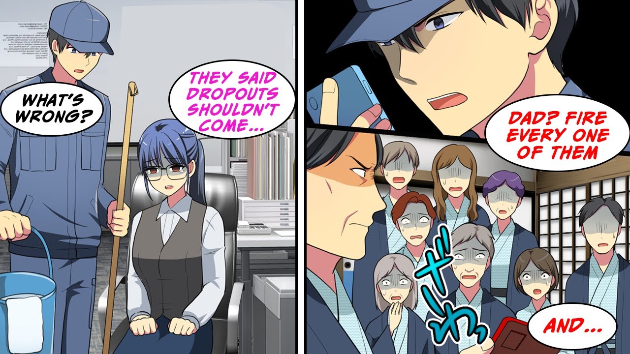 [Manga Dub] I found a crying employee left behind, so I called the CEO's Father and...!? [RomCom]