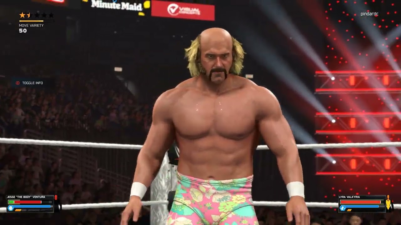 DUMPSTER MATCH LYRA VALYRIA VS JESSE VENTURA,EPIC MATCH