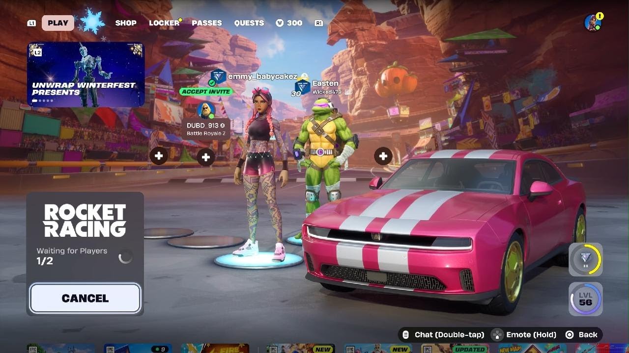 Fortnite Rocket Racing 1st Place