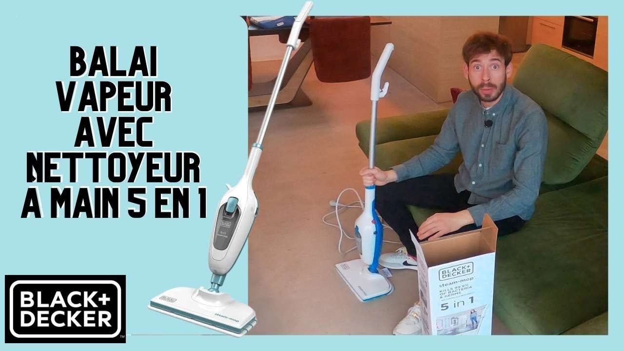 Balai vapeur avec nettoyeur à main 5 en 1 FSMH13E5 de Black+Decker