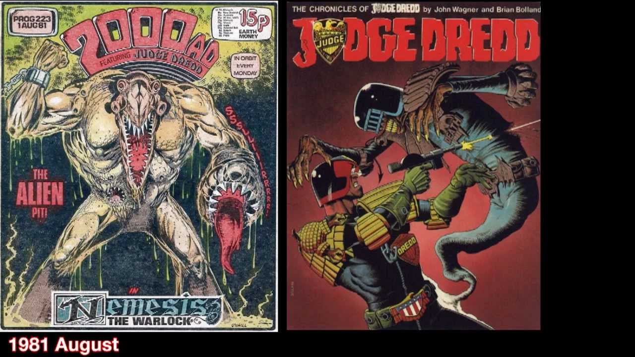 2000AD Timeline 35 years