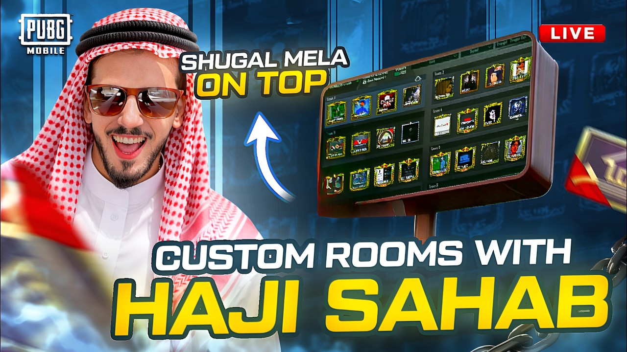 Custom Rooms With Haji Shab | How Tactron Live | Pubg Mobile