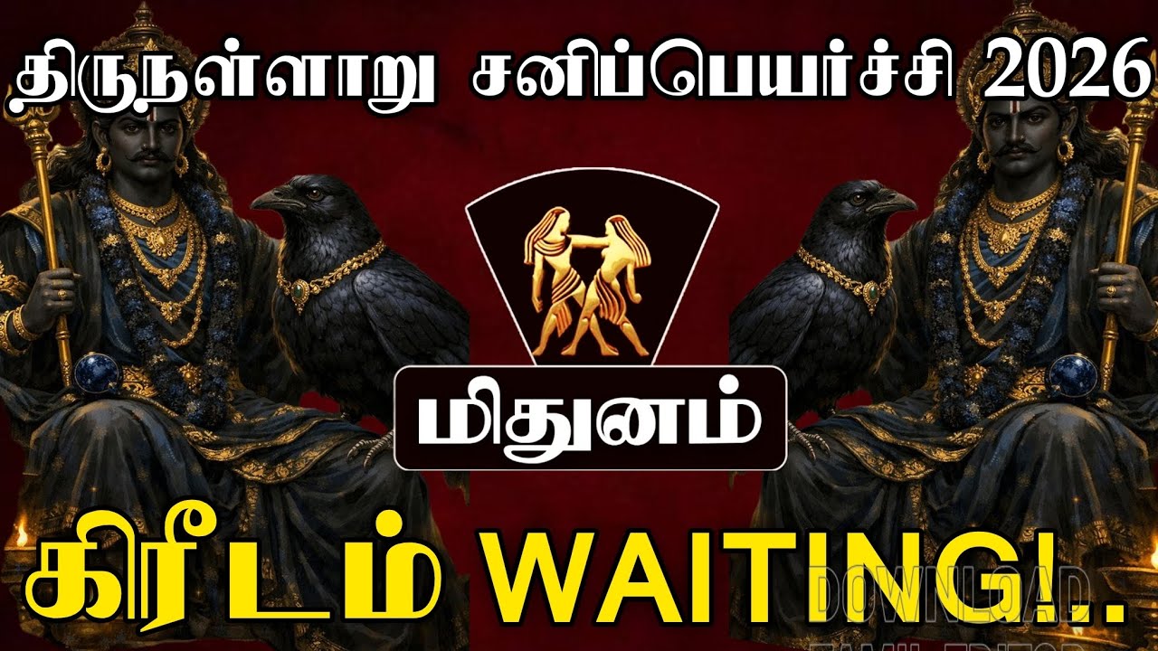 🔴 MITHUNAM SANI PEYARCHI 2026 | மிதுனம் அஷ்டம சனி ஆரம்பம்! மார்ச் 6 முதல் தப்பிக்க வழி என்ன?