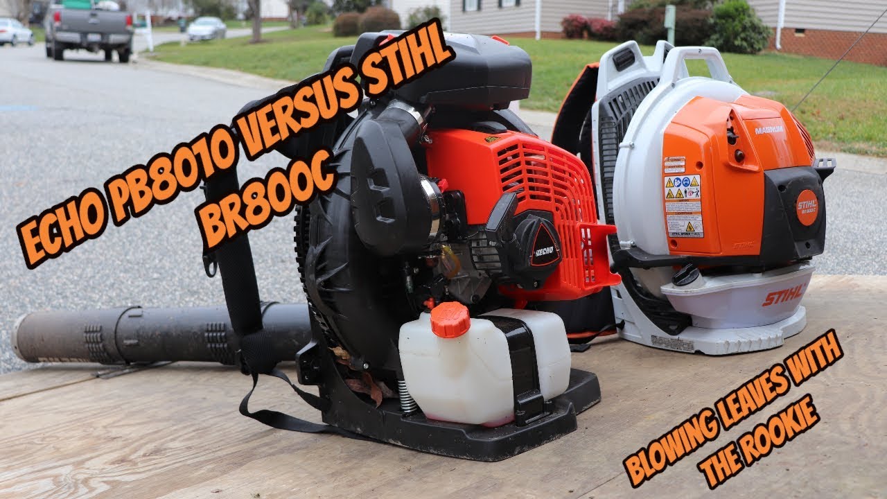 VERSUS: ECHO PB8010 AGAINST STIHL BR800C - BLOW OFF!!!