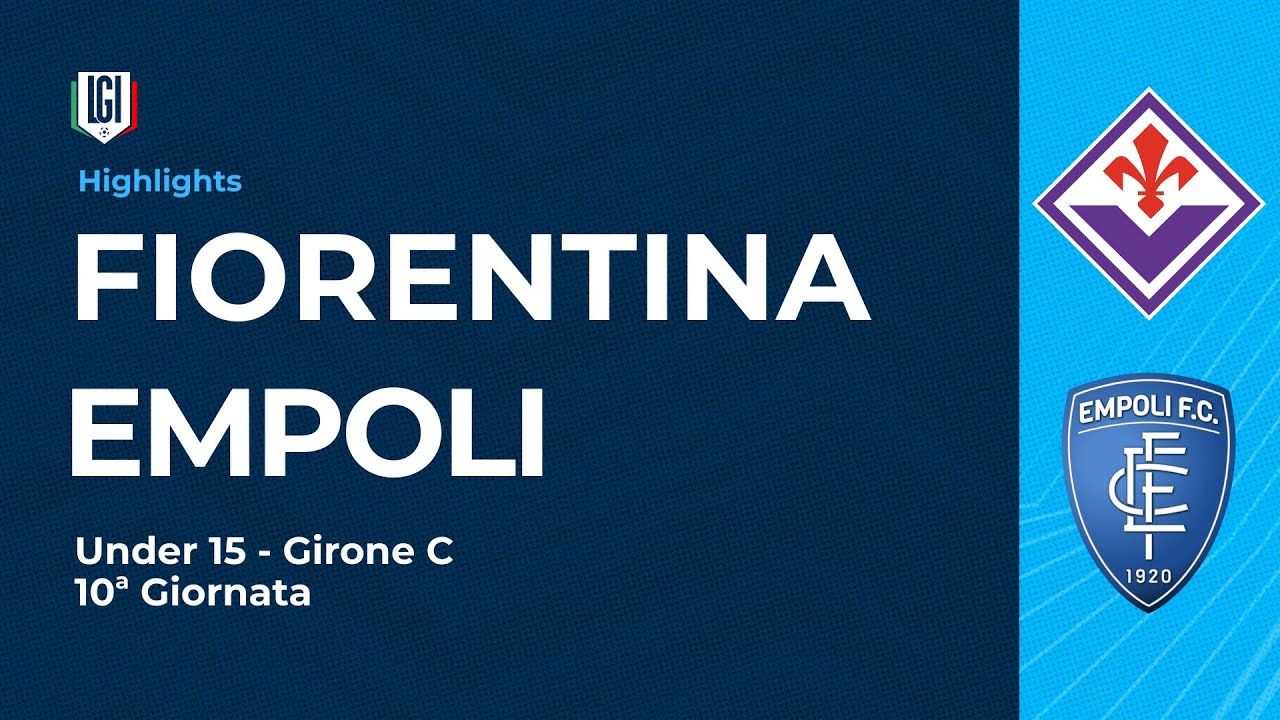Highlights Fiorentina-Empoli | 10ª giornata Campionato Under 15 | stagione 2025-26