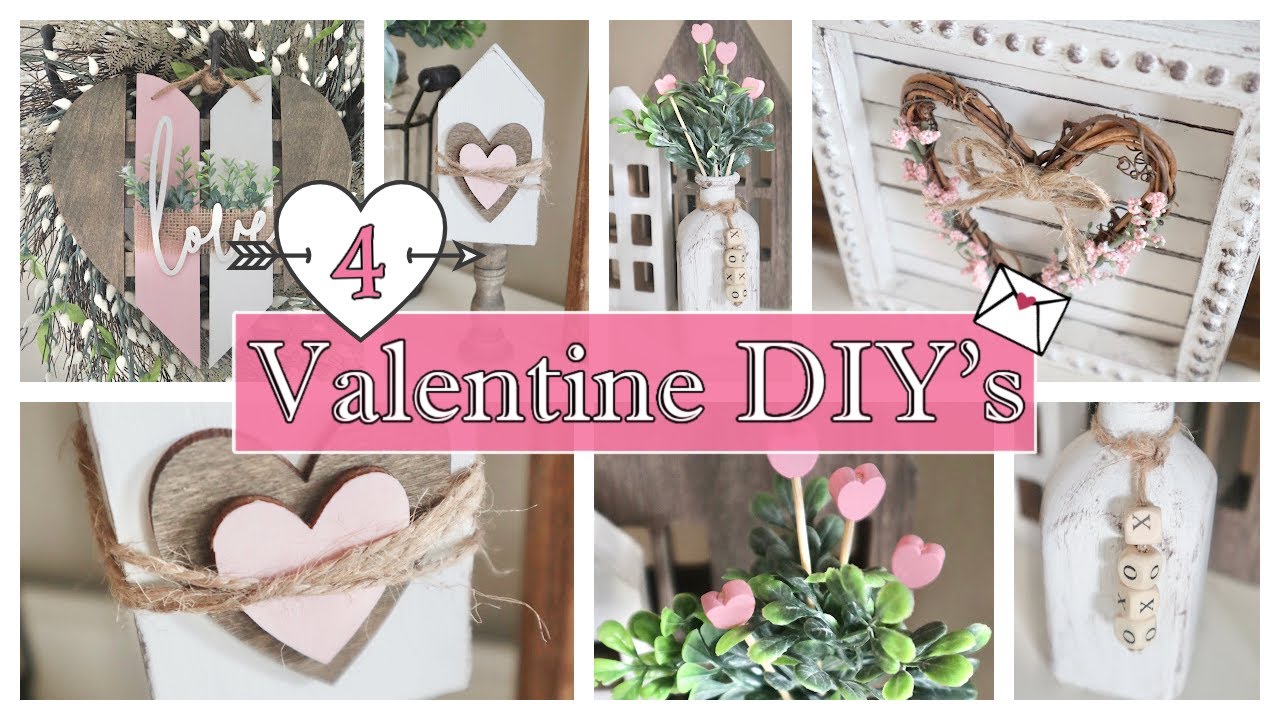 4 High End Valentine DIY's | Quick & Easy Valentine's Day Decor