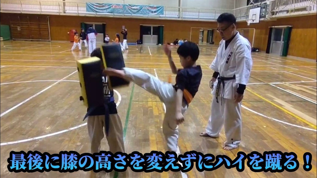 フェイントで倒す回し蹴り