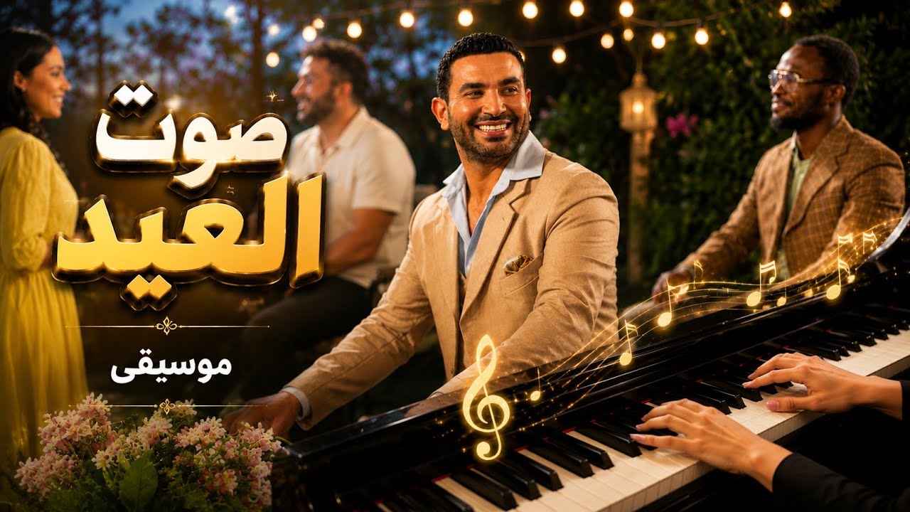 موسيقى أغنية صوت العيد - اعلان زين بيانو مع الكلمات |music song Eid voice Piano playing 