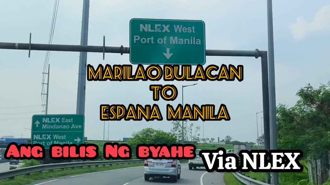 MABILIS NA BYAHE PAPUNTANG ESPANA MANILA GAMIT ANG NLEX!