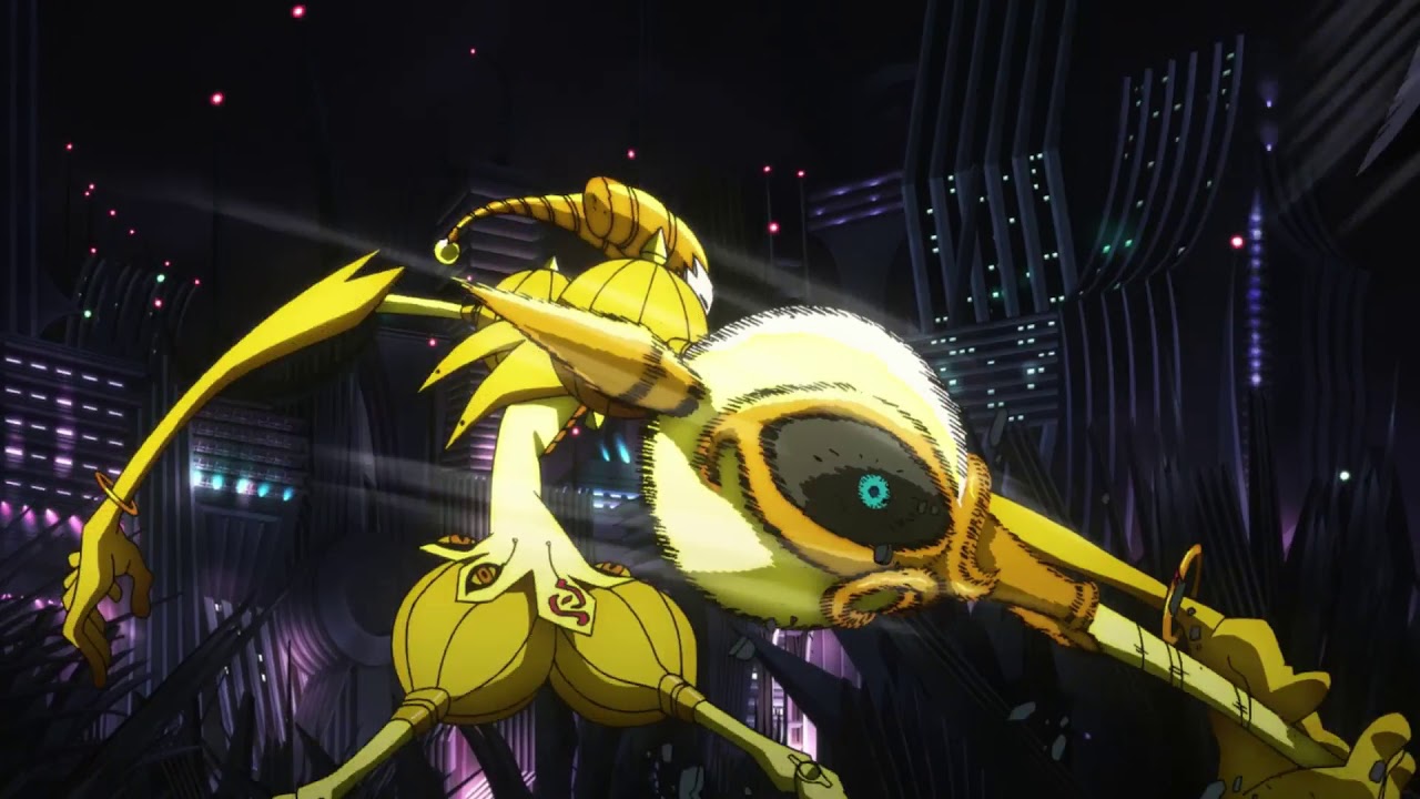 Accel World, Black Lotus vs Yellow Radio, 60 fps