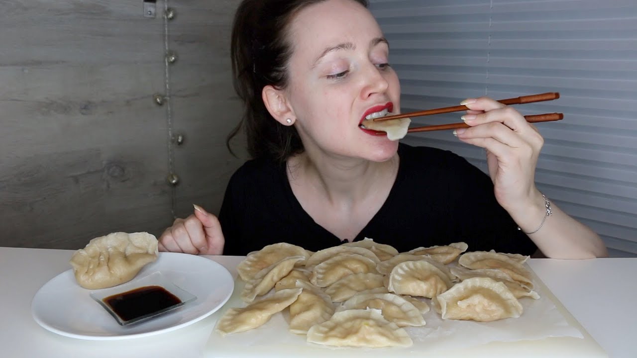 ASMR Whisper Eating Sounds | DUMPLINGS | Mukbang 먹방