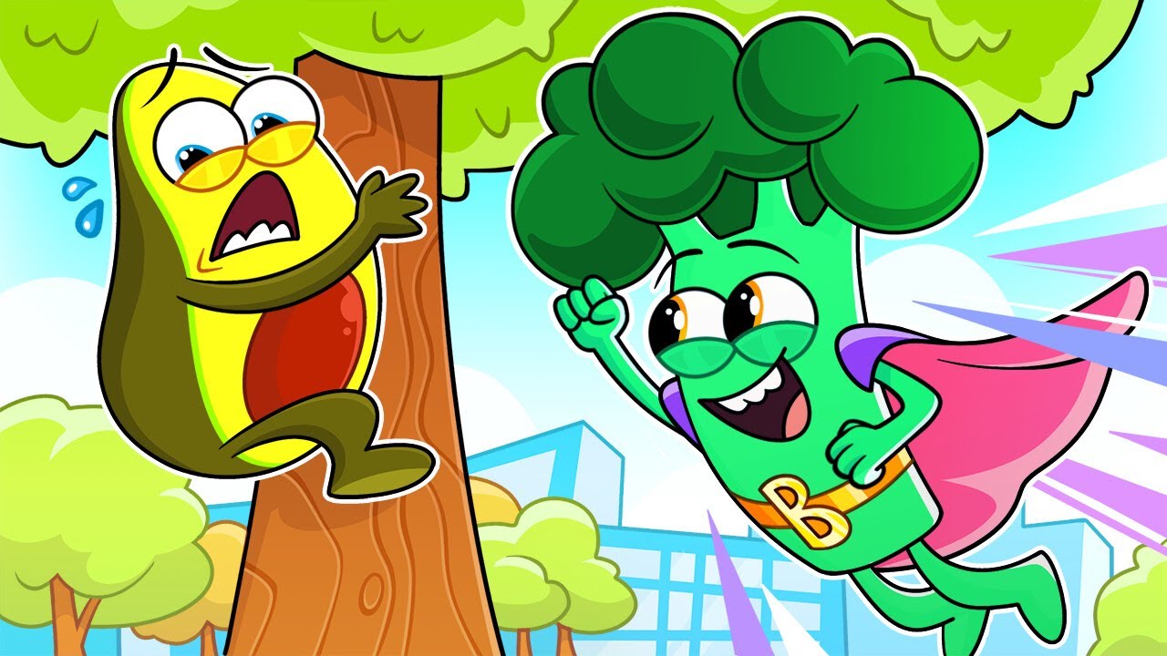 Superhero Showdown 🥑 Avocado & Broccoli Save the Day 🥦 Epic Moments!