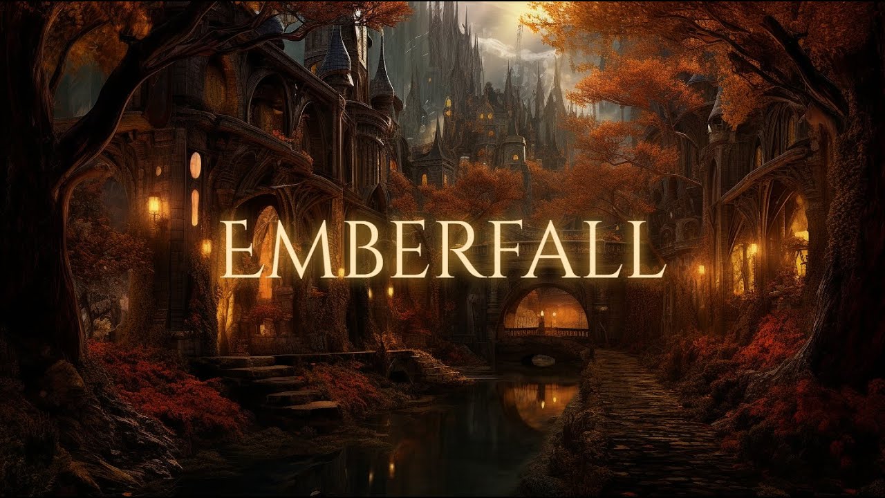 Autumn in Elven City Ambience and Music | high fantasy ambience with calm music #fantasyambience