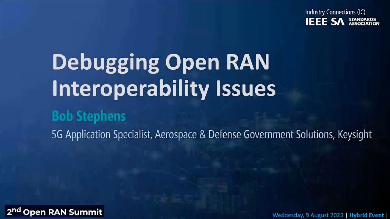 Debugging Open RAN Interoperability Issues