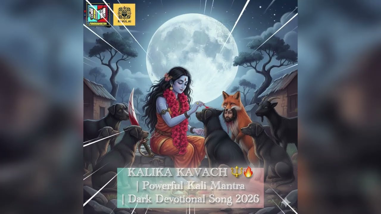 KALIKA KAVACH 🔱🔥 | Powerful Kali Mantra | Dark Devotional Song English Version 2026 | @Krishu0017 