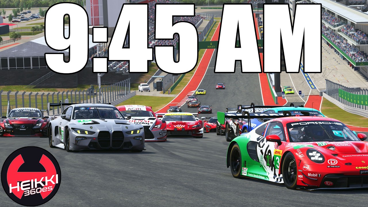 ¿Puedes competir en simracing a cualquier hora del día? La participación por las mañanas