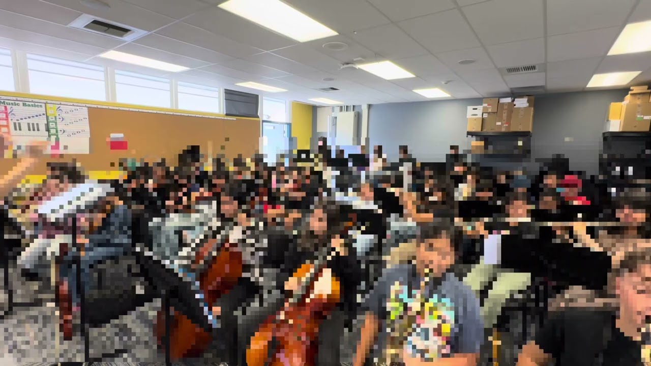 Tip Toeing play along Nichols Orchestra 