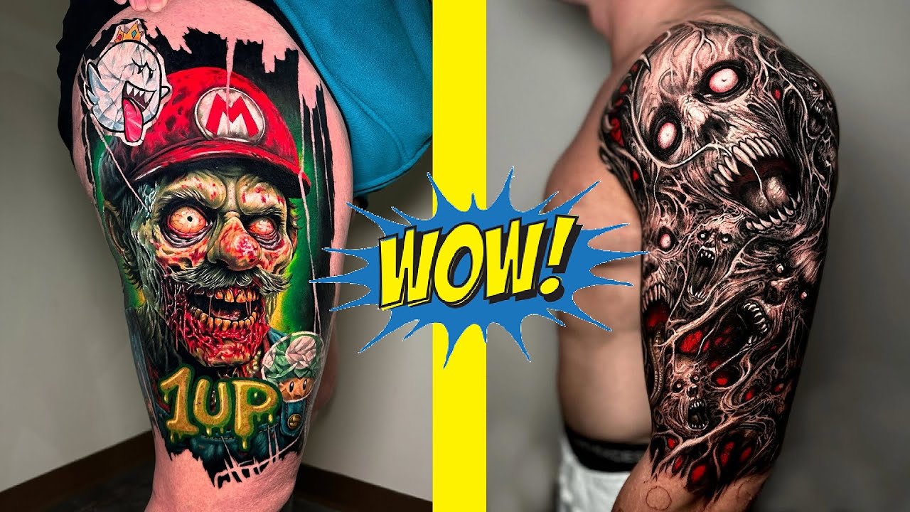 Epic 3D Horror Tattoo Designs You Won’t Believe Are Real! 👀