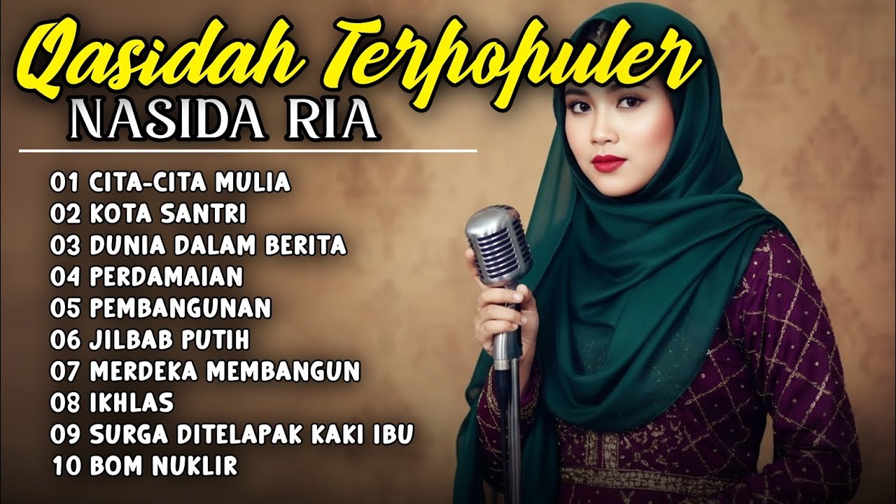 Kumpulan Lagu Qasidah Terbaik & Terpopuler Nasida Ria (Audio Jernih)