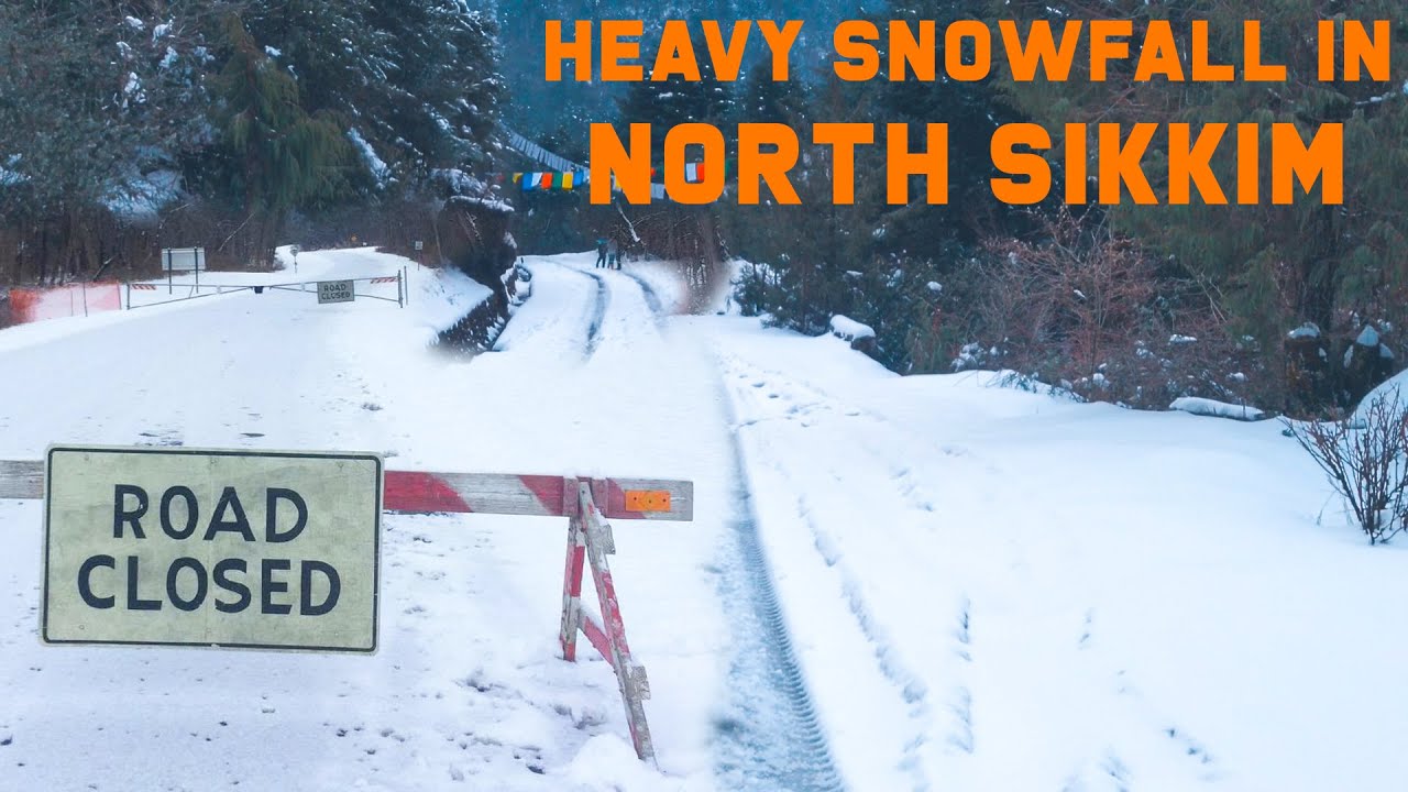 Road Closed | Heavy Snowfall in North Sikkim | North Sikkim Ride | Part - 2