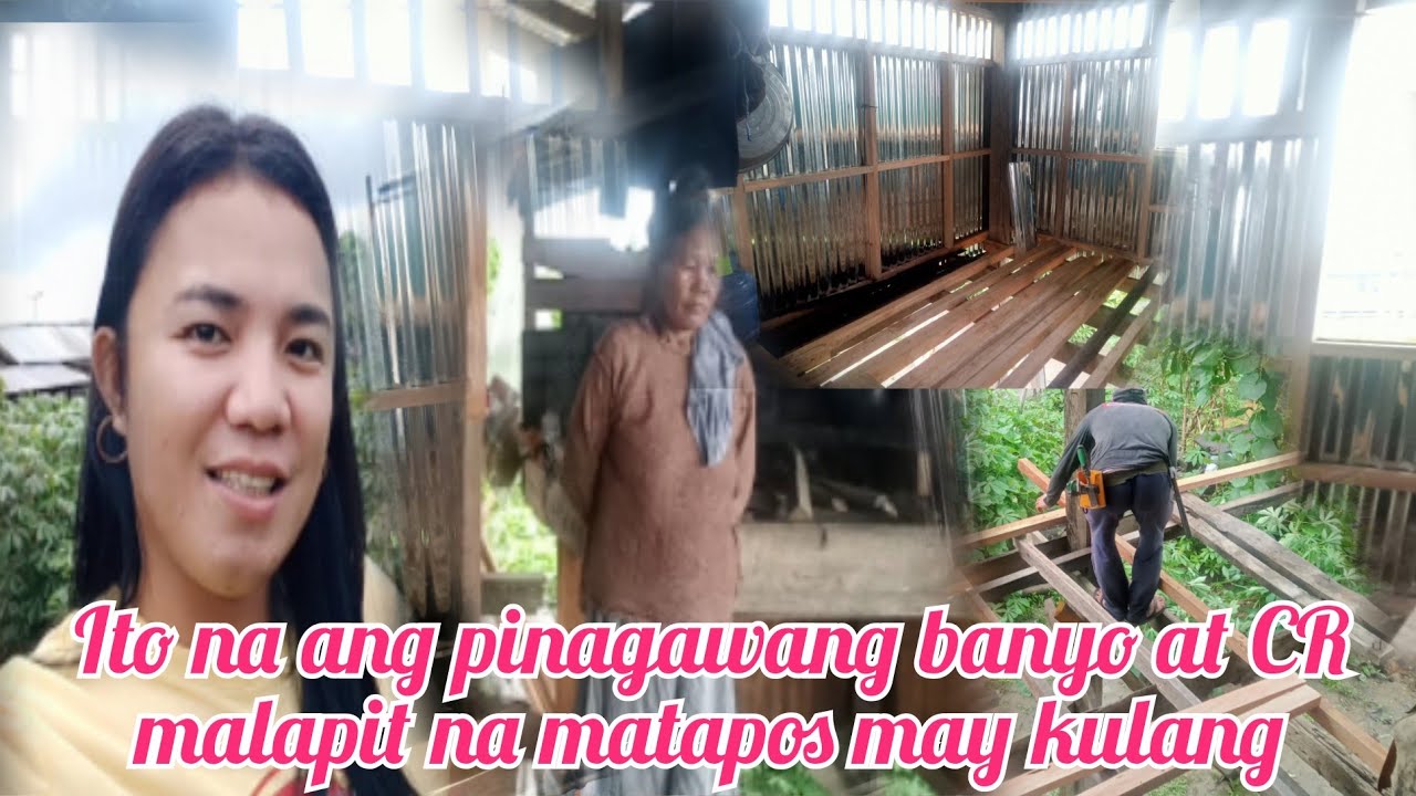 ITO NA ANG PINAGAWANG BANYO AT CR MALAPIT NA MATAPOS MAY KULANG SIYA DITO SIMPLE PROVINCE LIFE