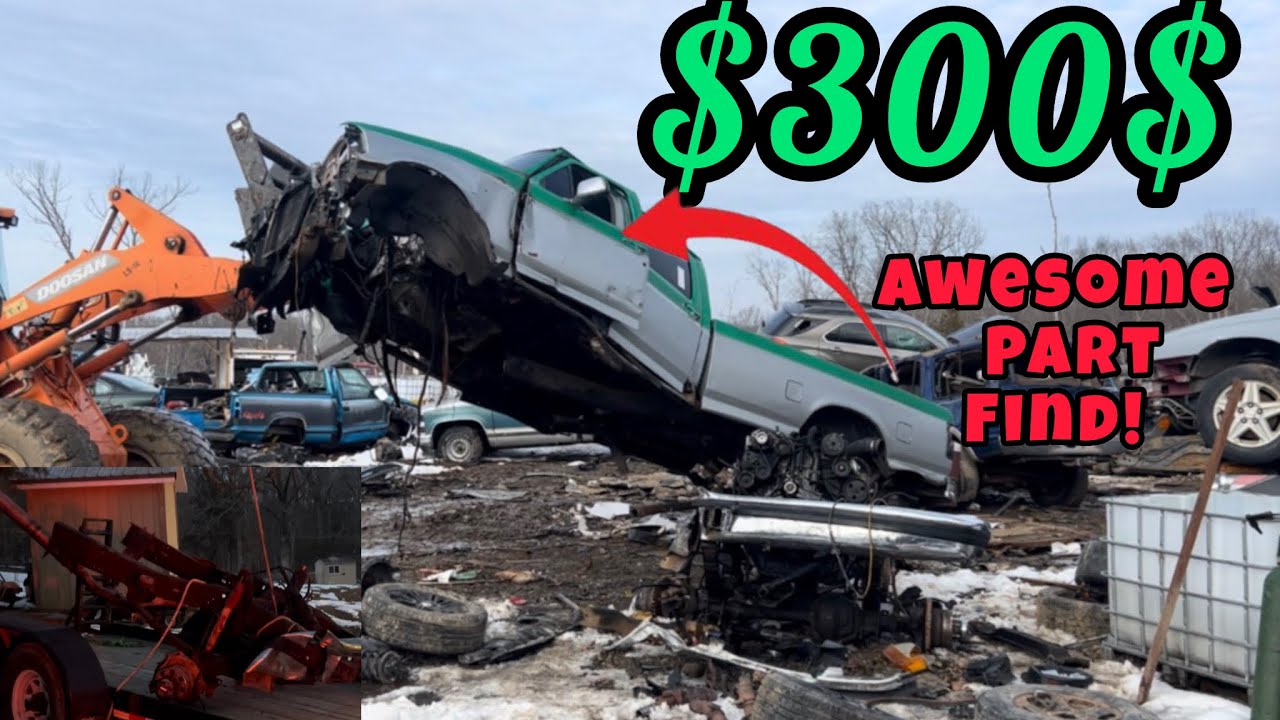 Insane OBS Ford JUNKYARD Find! Check out what I got!  