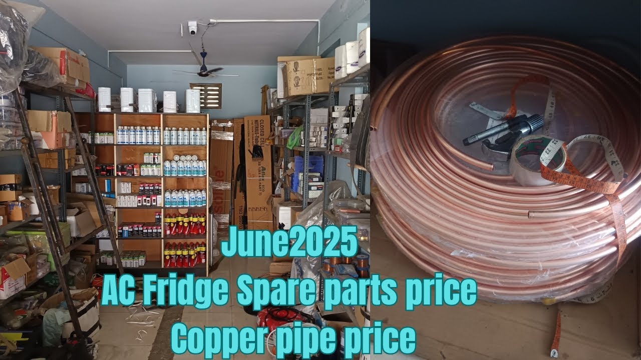 June2025 AC Fridge Spare parts price || Market me Copper Pipe Ka Kya Price Hai