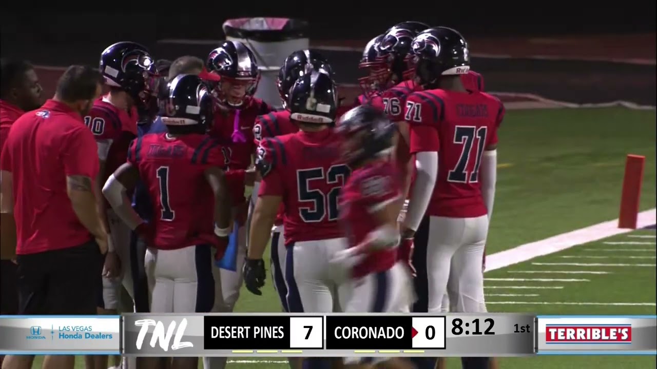 DESERT PINES JAGUARS VS CORONADO COUGARS 1ST HALF