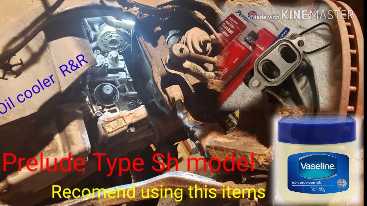 Prelude SH Model Oil cooler/adapter leak Replacement