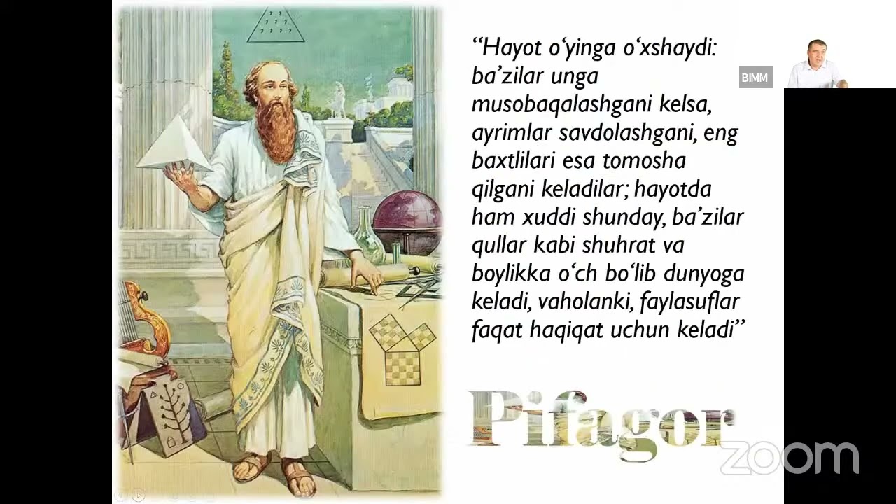 Falsafa faniga kirish, uning mohiyati va jamiyat taraqqiyotidagi o'rni