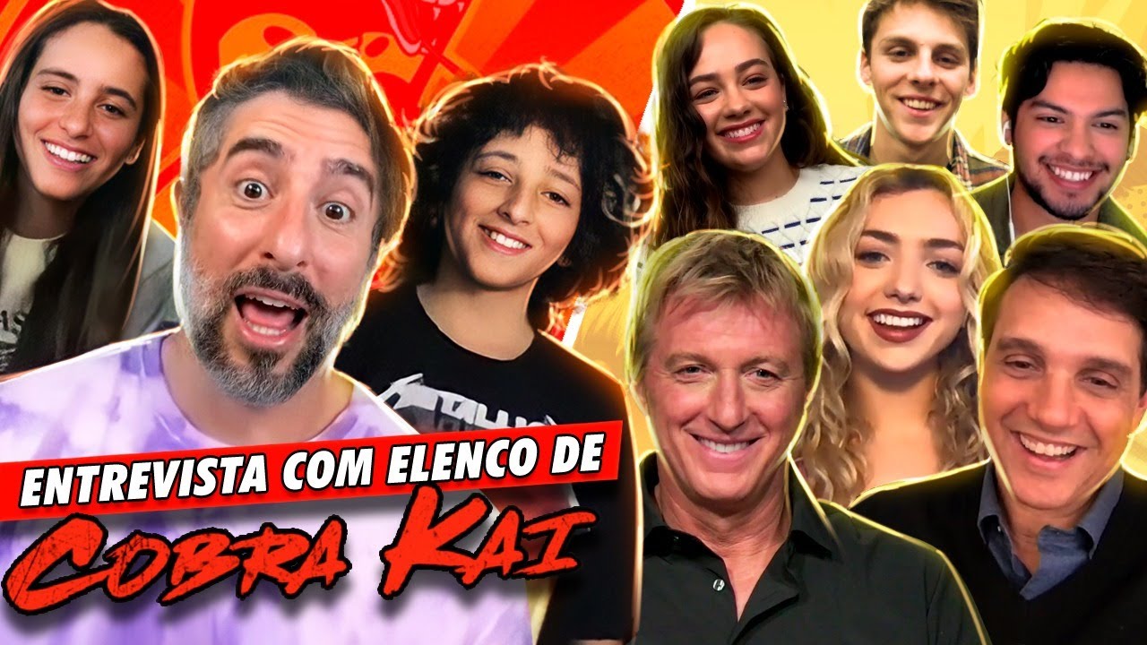 Entrevistei, junto com Doninha e Tefo, o Daniel San e o Johnny Lawrence do Karate Kid / Cobra Kai