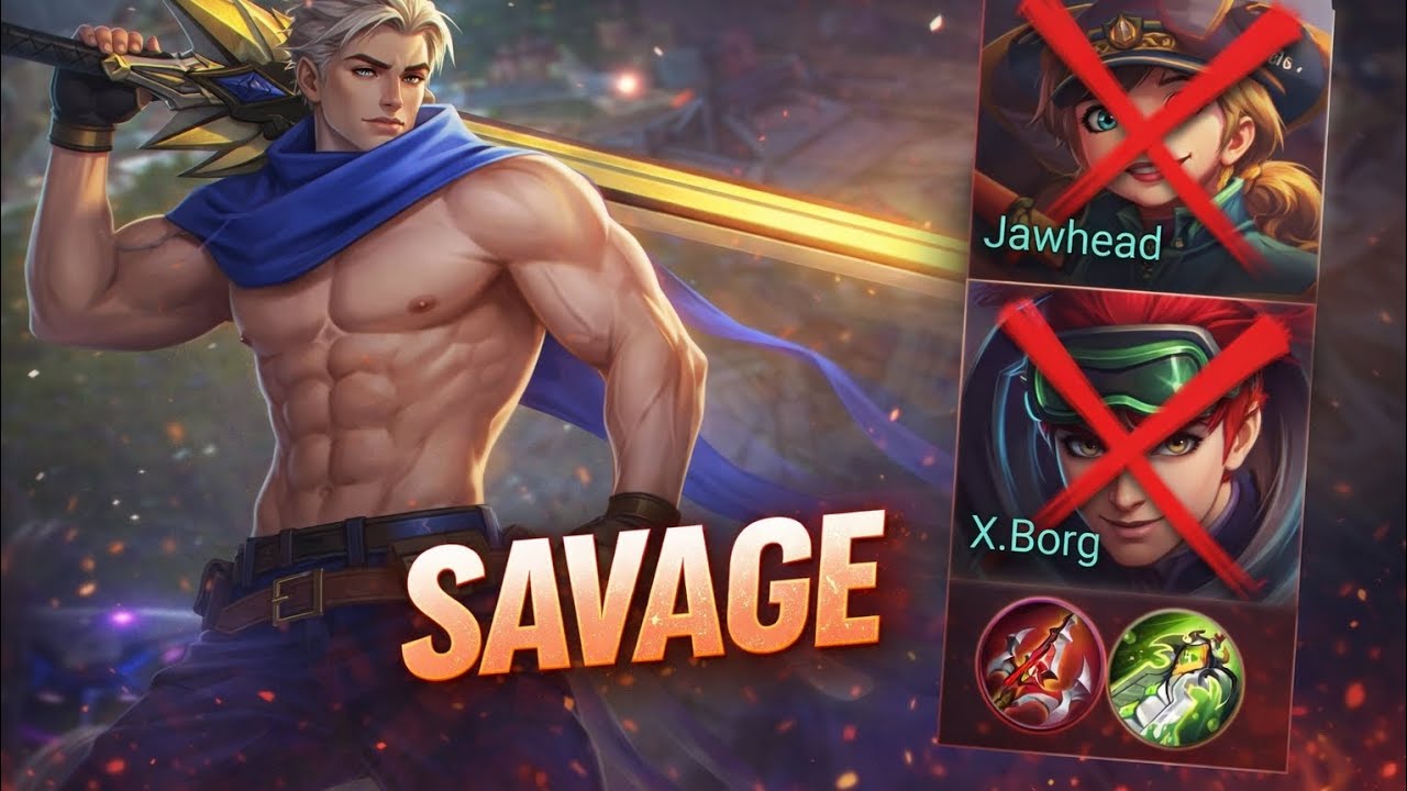 Alucard SAVAGE 😈 Destroying X.Borg & Jawhead | MLBB Ranked