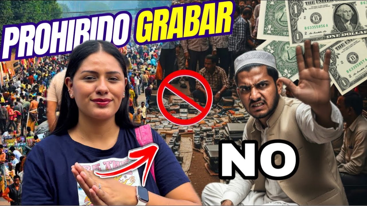 ENTRAMOS AL MERCADO DE LOS LADRONES EN INDIA! EL LUGAR MÁS PELIGROSO (¿que esconden aqui?) 