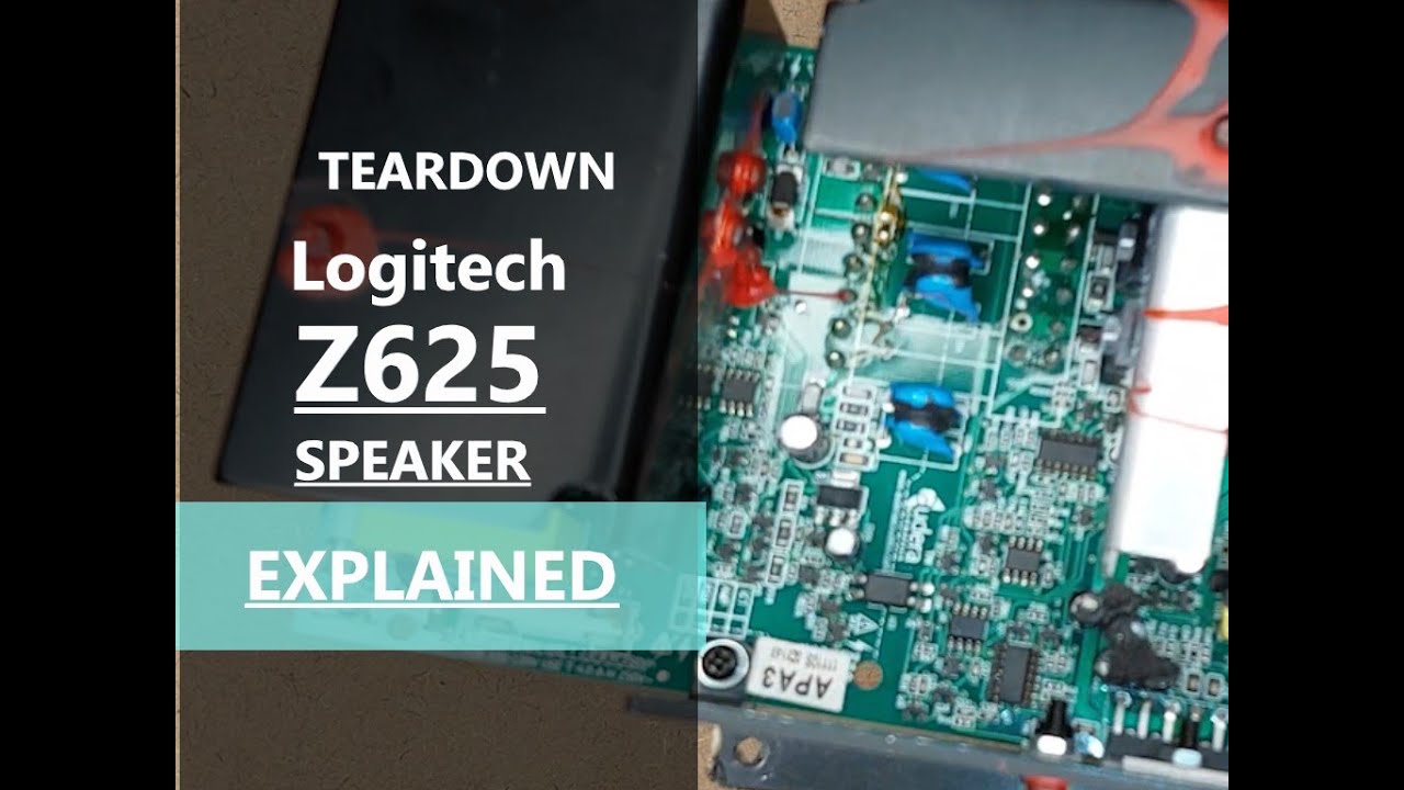 How to Teardown of Logitech Z625  Speaker .. Circuit Explained...   #logitech, #speaker