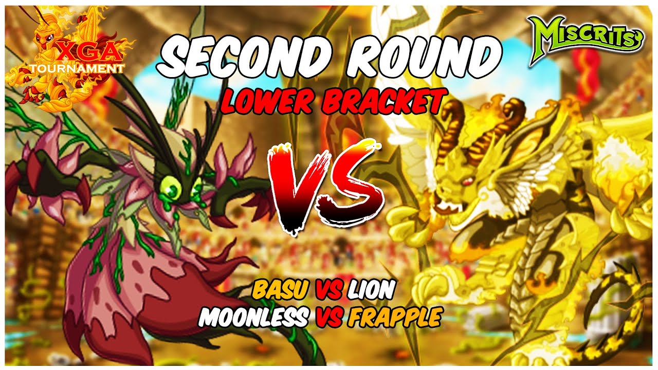 WINNER ADVANCES TO SEMI FINALS | frapple vs moonless, basu vs lion | XGA TOURNAMENT (S1) | Miscrits