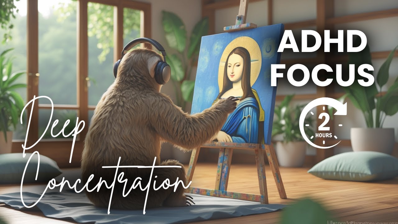 ADHD Focus Piano &ndash; 2 Hours of Concentration & Work Music - 60 BPM